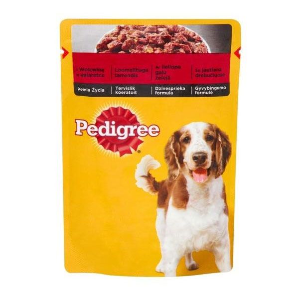 Корм Pedigree с говядиной в желе 100 г 7884