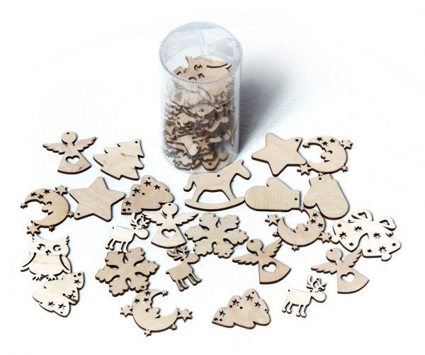 Фігурка декоративна фанера 20 шт. 1297 