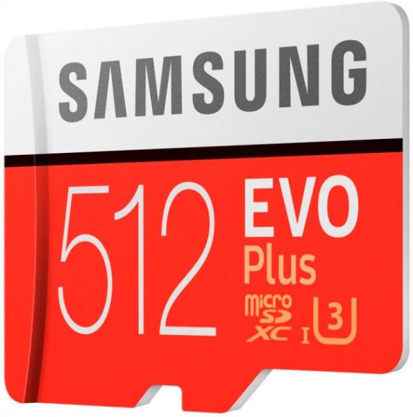 Карта памяти Samsung microSDXC 512 ГБ UHS-I Class 3 (U3) (MB-MC512HA/RU) EVO Plus V2 
