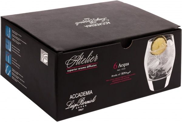 Набір склянок Atelier 340 мл 6 шт. Luigi Bormioli