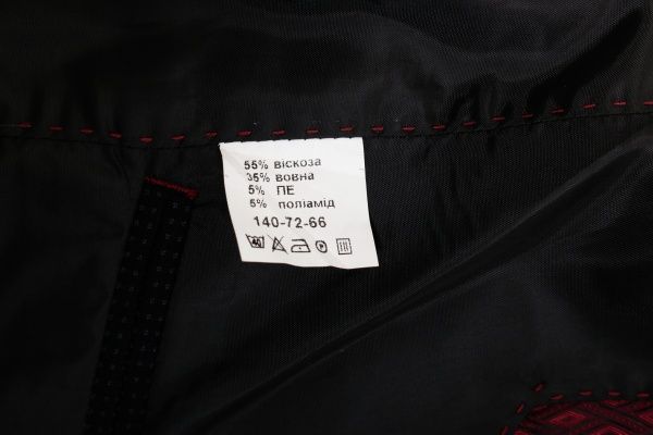 Пиджак школьный для мальчика Shpak мод.447 р.42 р.170 черный 