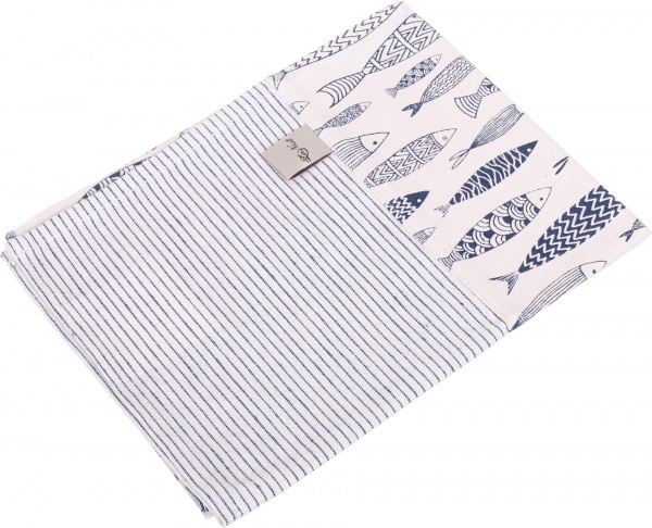 Серветка La Nuit рибки 35x45 см сірий 