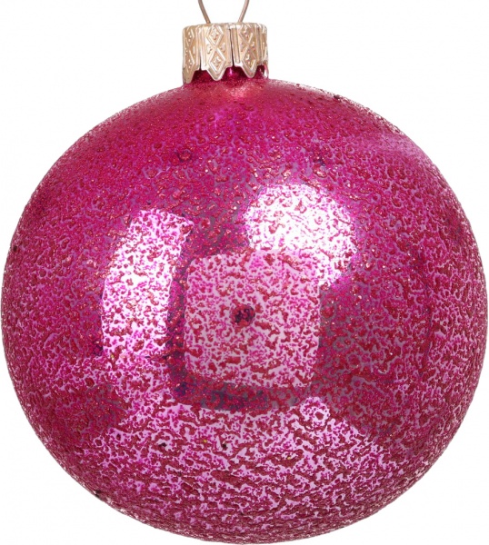 Шар новогодний одноцветная d 80 мм в ассортименте .0181