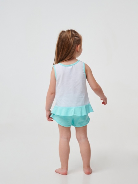 Пижама детская для девочек Smil р.134 синий 