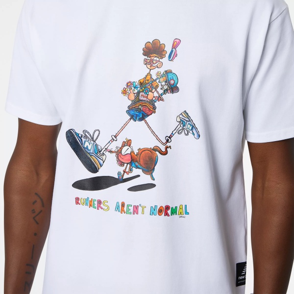 Футболка New Balance MT21553WT р.XL білий