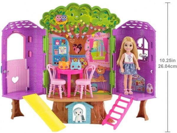 Ігровий набір Barbie Будиночок на дереві Челсі FPF83