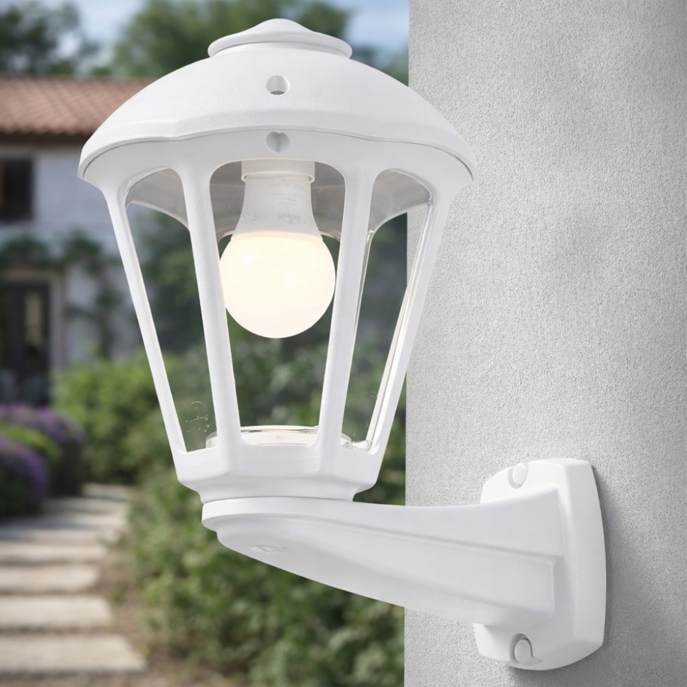 Світильник вуличний настінний FUMAGALLI Nardo/Giampy E27 12 Вт IP55 білий