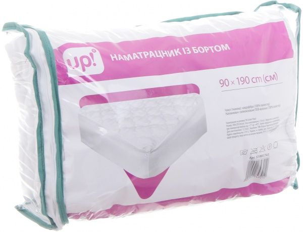Наматрасник UP! (Underprice) с бортом микрофибра 90x190 см 