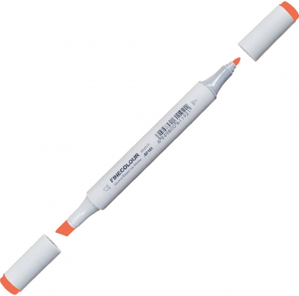 Маркер спиртовой FINECOLOUR Junior EF101-214 красно-оранжевый 