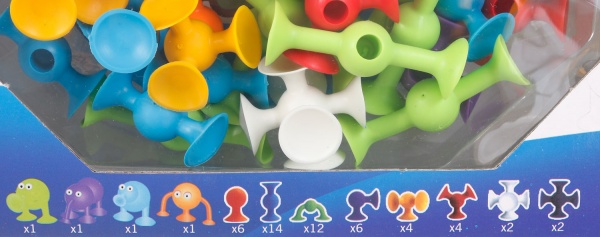 Конструктор-мозаика Hang Wing на присосках 24x5x25 см HWA1206156