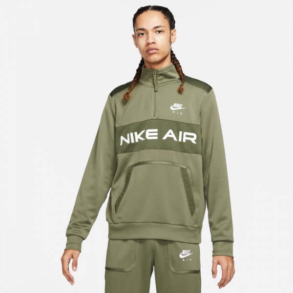 Джемпер Nike M NSW AIR PK JKT DA0203-222 р. 2XL оливковий