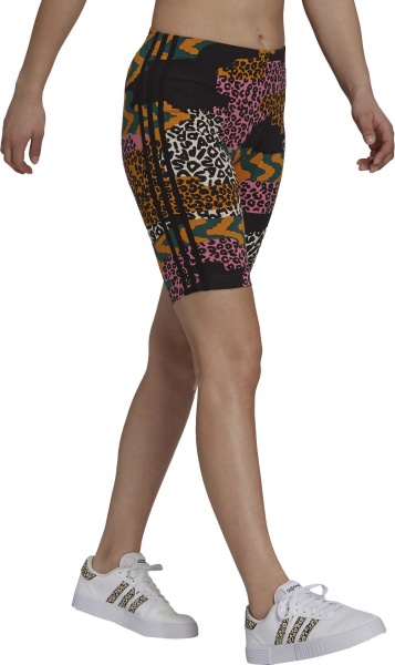 Лосины Adidas W FARMAOP BKSHO GS6300 р.L черно-белый