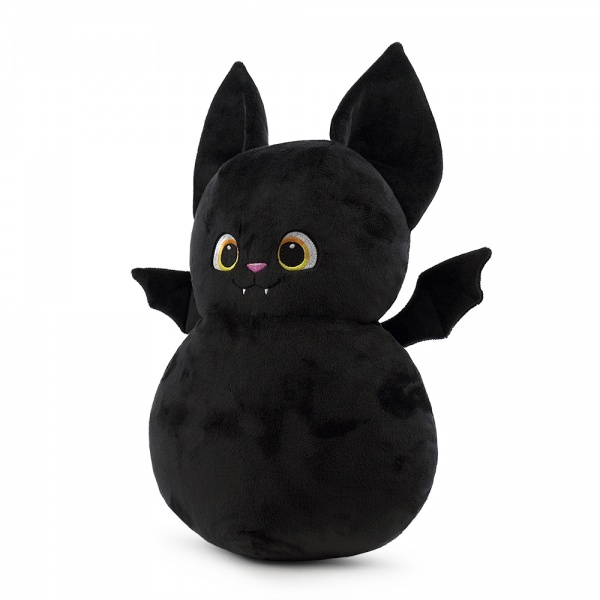 Подушка-іграшка WP Merchandise Кажан Зубастик 45 см чорний FWPBATZUBSC23BK00