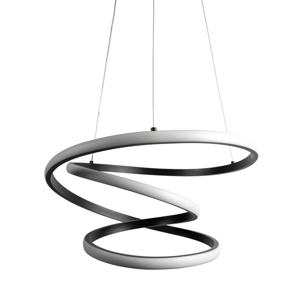 Люстра Miorro LED Lamantino пульт ДУ 1x80 Вт LED-модуль черный 51-313-019