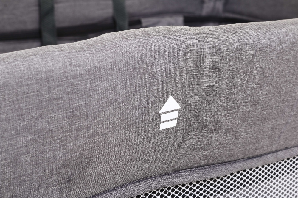 Манеж-ліжко Bambinelli 120х60х76 см темно-сірий H21-A6F4E8