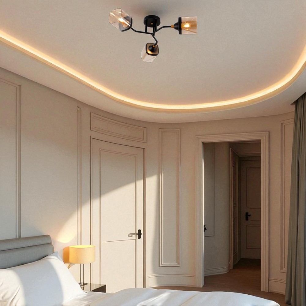 Люстра потолочная Blitz Carrara 3x60 Вт Е27 черный 5191-43