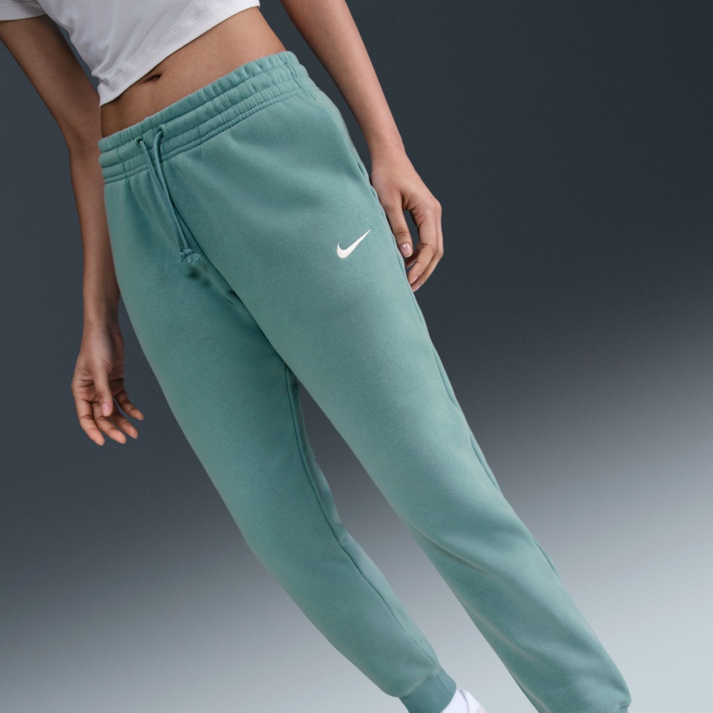 Штани Nike W NSW PHNX FLC MR PANT STD FZ7626-017 р. M зелений