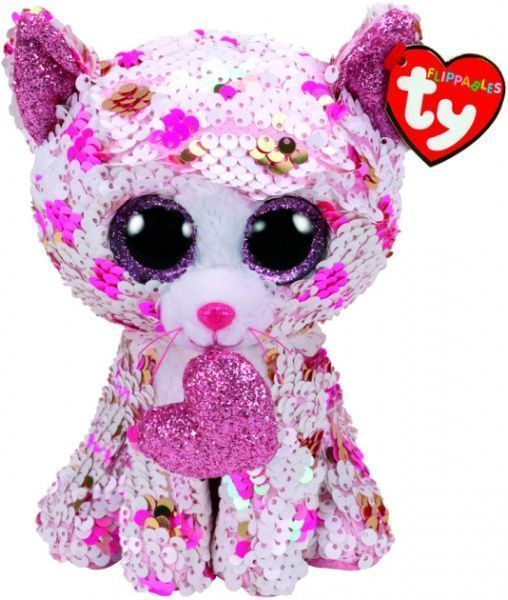 Мягкая игрушка TY Flippables котенок Cupid 12 см 36340