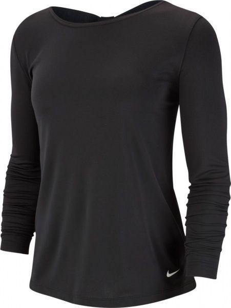 Футболка Nike W NK DRY LS TOP ELASTIKA BV4425-010 M чорний