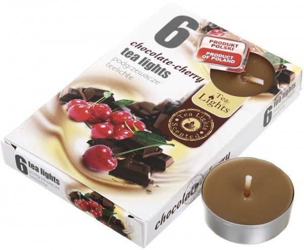 Набор свечей Шоколад и вишня 6 шт.