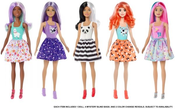 Игрушка-сюрприз Barbie Цветное перевоплощение