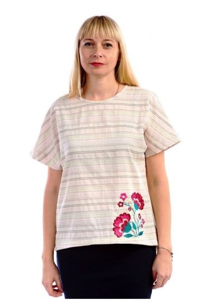 Блуза Эдельвика 1077-18/00 р. XL разноцветный 