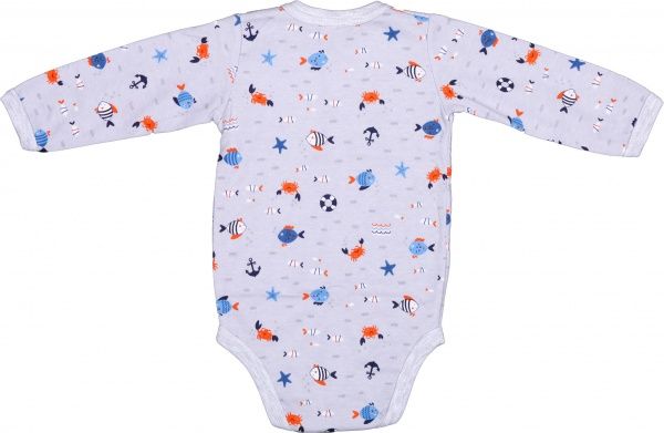 Напівкомбінезон для хлопчика Татошка р.56 сірий 14651рбк 