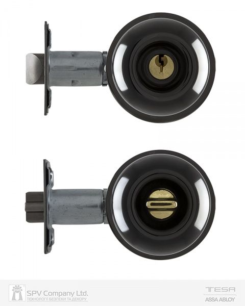 Кнобсет TESA 1-Way 3900U0 Univ BS60/70 мм 3Key 33-52 мм Bola (комплект) чорний нікель