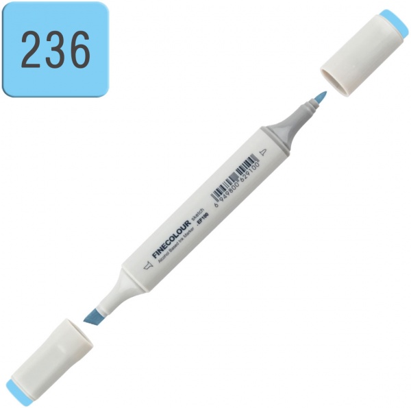 Маркер спиртовий FINECOLOUR Sketch EF100-236 оброблений синій 