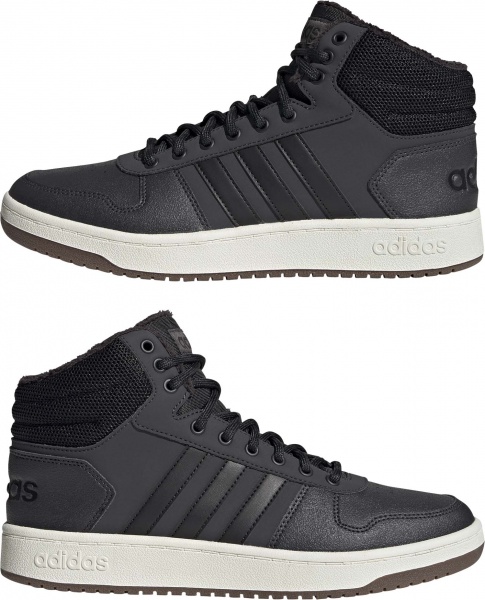 Кроссовки Adidas HOOPS 2.0 MID GZ7959 р.UK 8 сине-черный