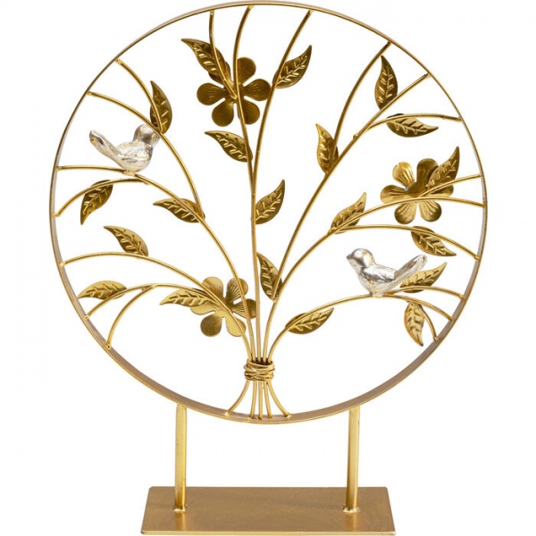 Статуетка Singing Birds Gold 38x30x0,8 см KARE Design