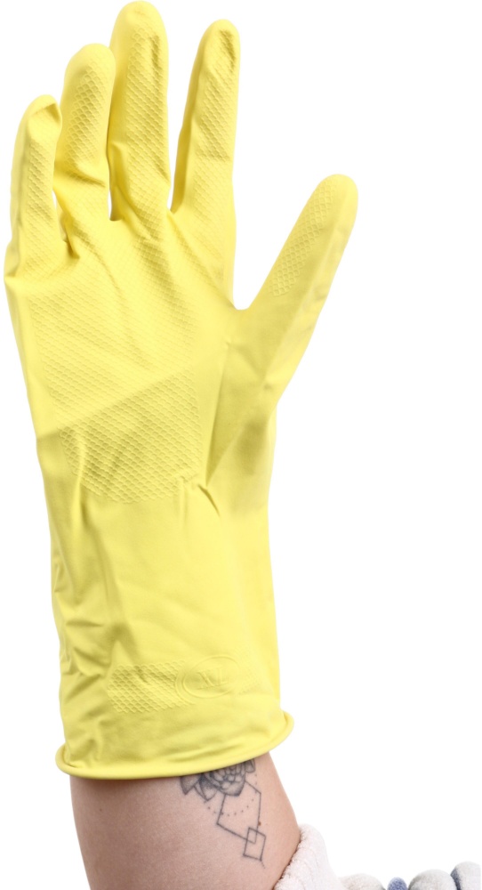 Перчатки латексные OBERY латексные крепкие р.XL 2 пар/уп.