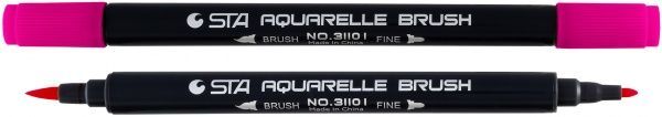 Маркер акварельный STA 3110 I 2-3 мм STA3110I-20 розовый шиповник 