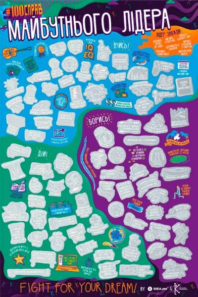 Интерактивный постер 1DEA.me #100 ДЕЛ БУДУЩЕГО ЛИДЕРА