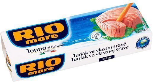 Консерва Rio Mare Тунец в собственном соку 3х80 г