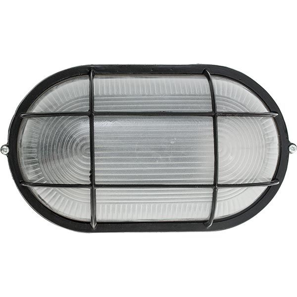 Cвітильник Ecostrum 60 Вт овальний чорний