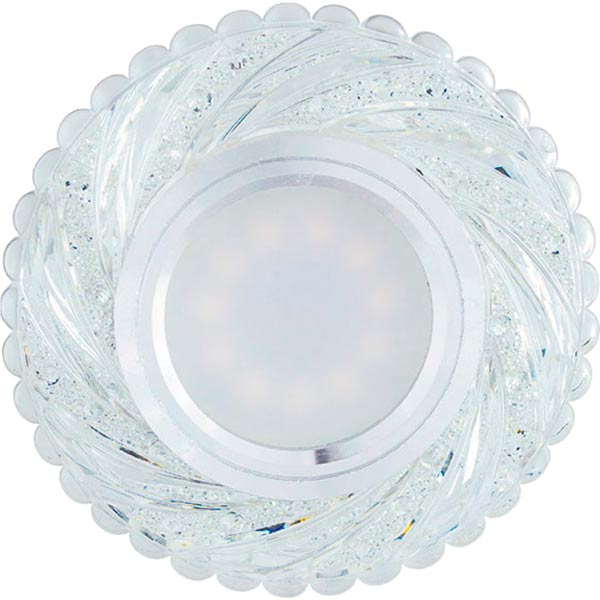 Светильник точечный LightMaster с LED-подсветкой CL7087 GU5.3 прозрачный 