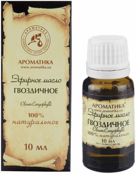 Эфирное масло Ароматика Гвоздична 10 мл 