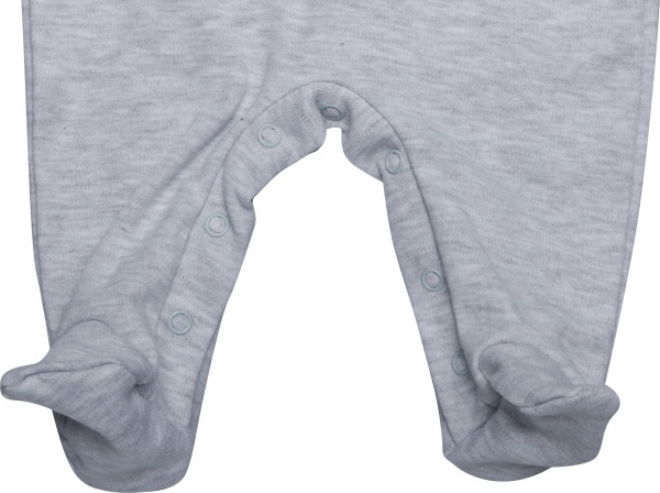 Комбінезон дитячий для хлопчика Bambinelli із метеликом р.68 білий із сірим 