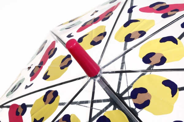 Зонт Susino Леопард купол 48 см 8 спиц прозрачный 