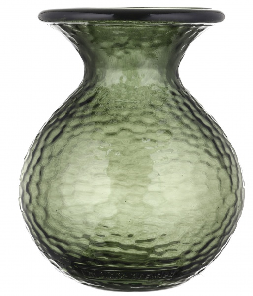 Ваза San Miguel PARADISE D15 см стекло 18,5 см зелено-синий 