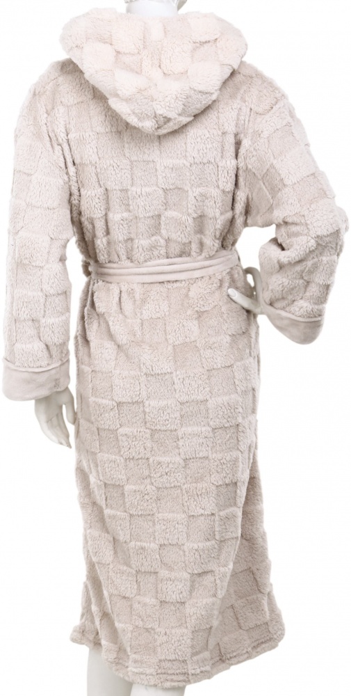 Халат женский La Nuit с капюшоном Torino р. XL бежевый