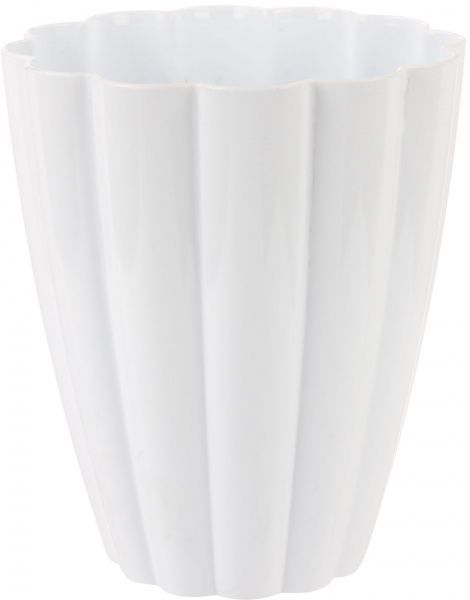 Кашпо для орхідей Ромашка фігурний 1,5л білий 