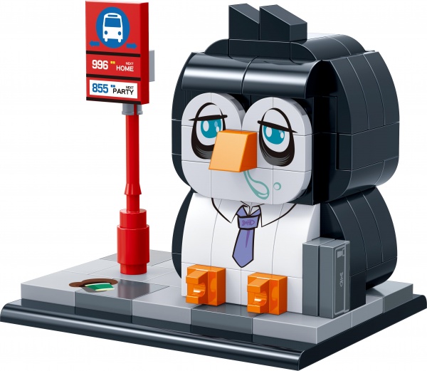 Конструктор BanBao Q-Playmate Гусь-рабочий ET801-4 ET801-4