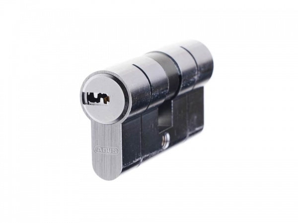 Циліндр Abus D6PS 35x45 ключ-ключ 80 мм матовий нікель
