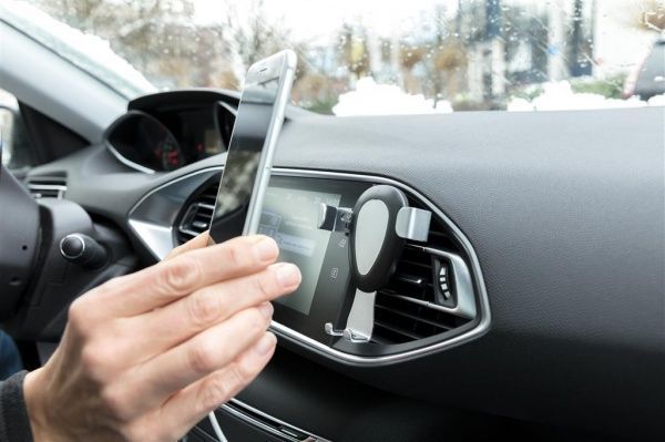 Підставка для телефону в авто Z 14 Zaryad сірий/металік