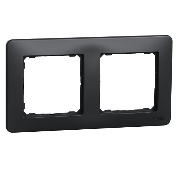 Рамка двомісна Schneider Electric Sedna Design універсальна чорний SDD314802
