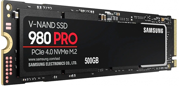 SSD-накопитель Samsung 980 PRO NVMe 500GB M.2 PCI Express 3.0 x4 3D V-NAND (MZ-V8P500BW) 