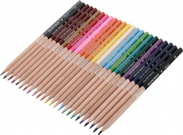 Набор цветных карандашей Nature 24 шт зеленый