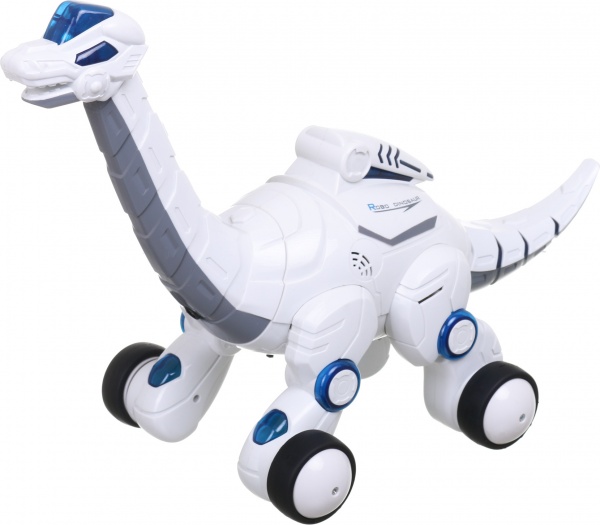 Інтерактивний робот Shantou Брахіозавр 31х18.5х29 см біло-блакитний 1044A